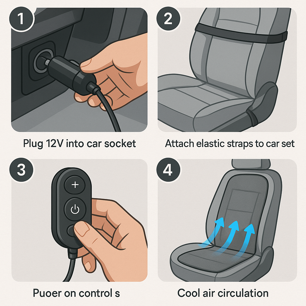 Air-Conditioned Seat Cover