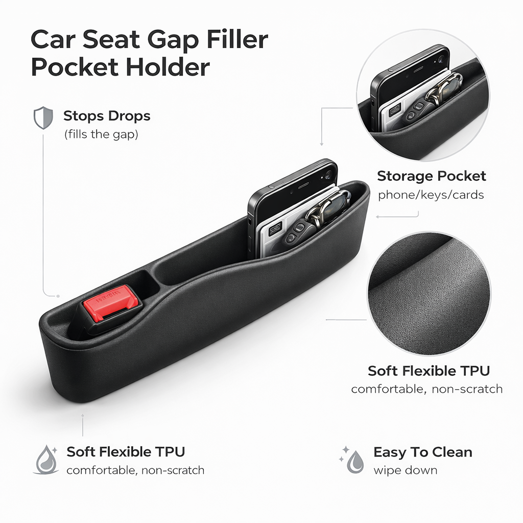 Car Seat Gap Filler