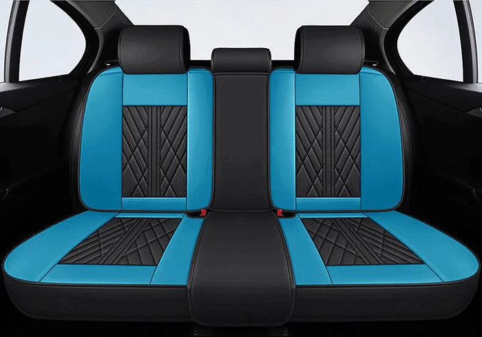 Black & Blue Car Seat Covers