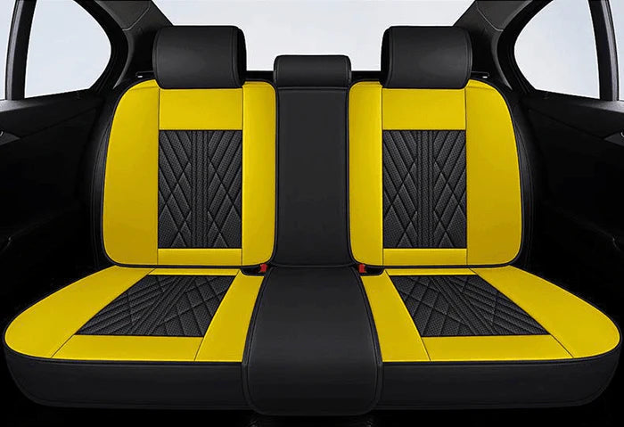 Black & Yellow Car Seat Covers