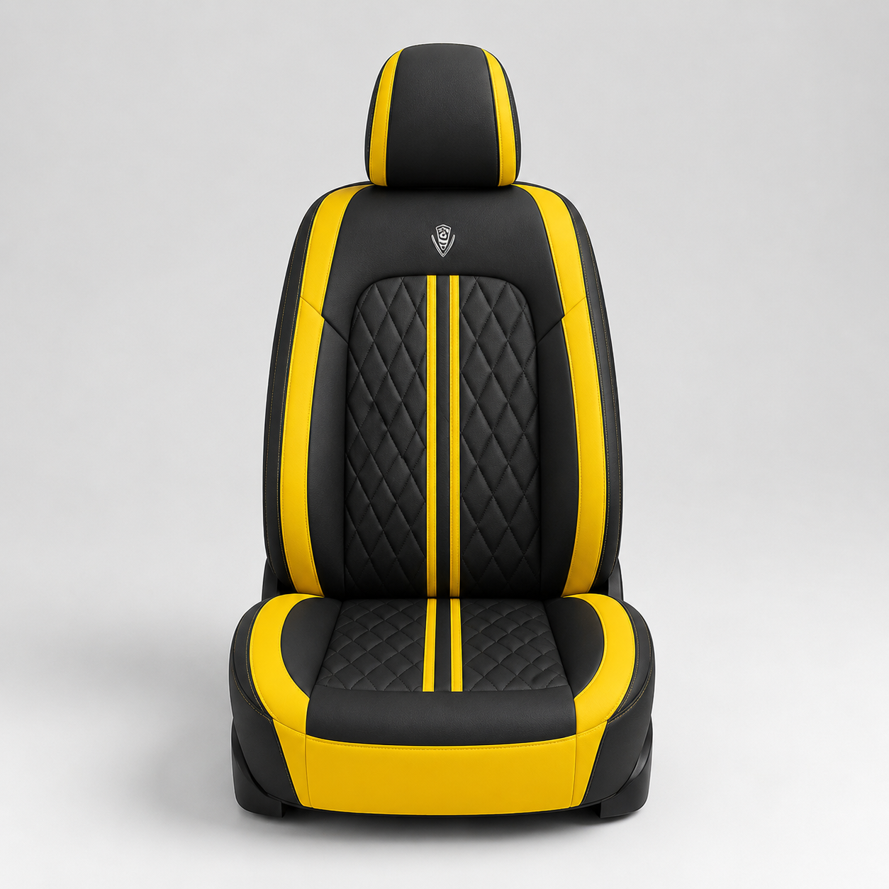 Black & Yellow Car Seat Covers