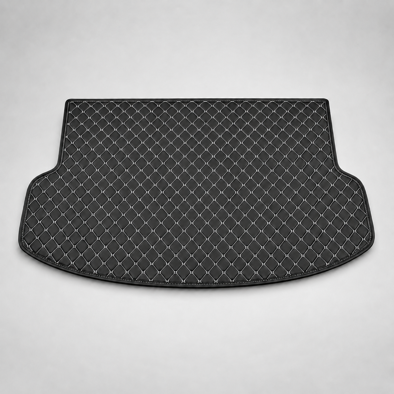 Custom Black & White Trunk Mats
