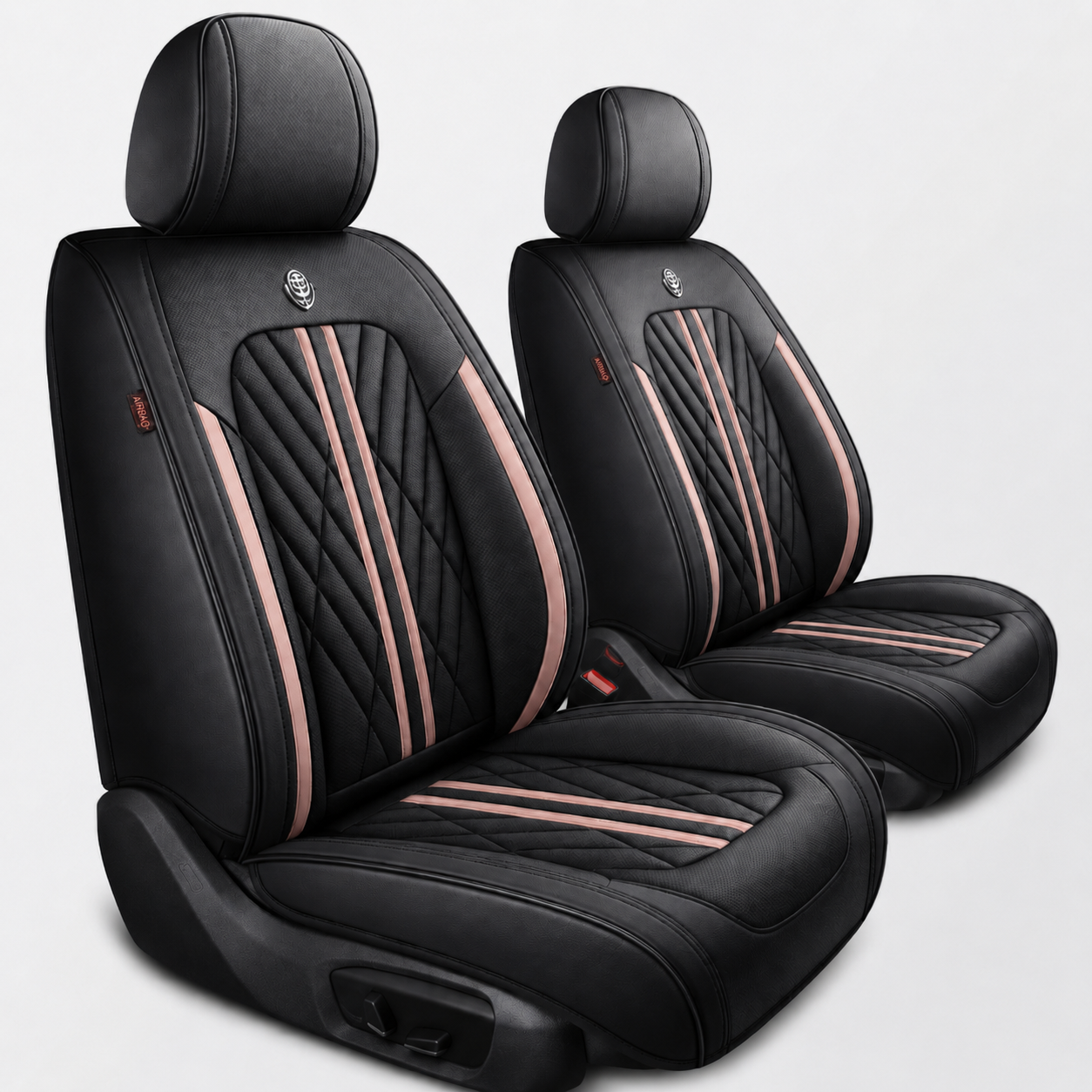 Black & Pink Car Seat Covers