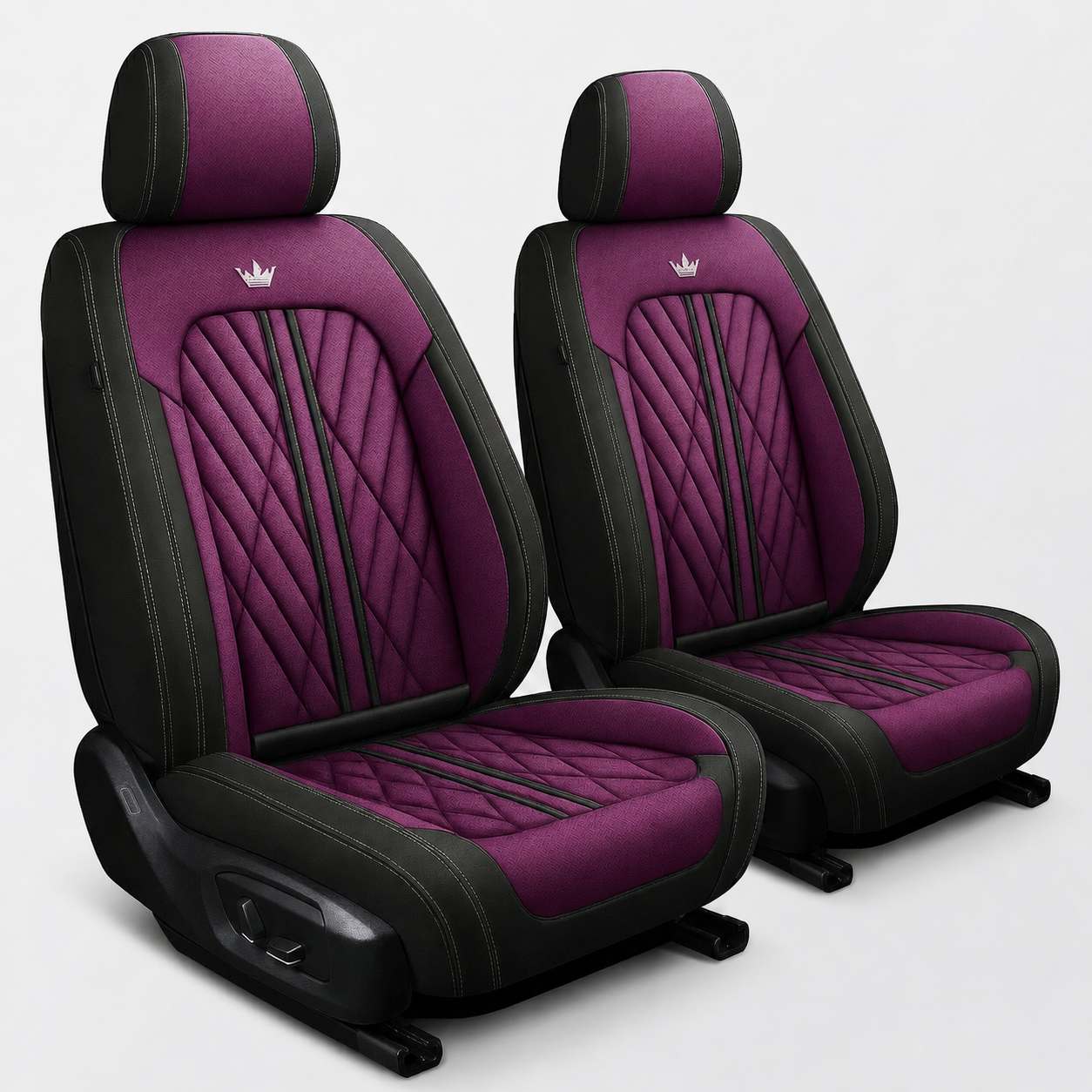 lavender car seat and stroller Purple & Black Car Seat Covers
