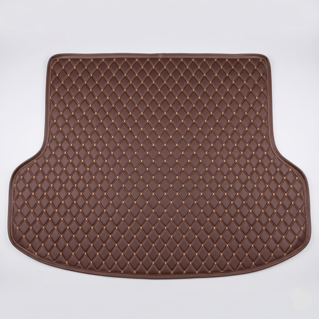 Dark Brown Custom Car Trunk Mats