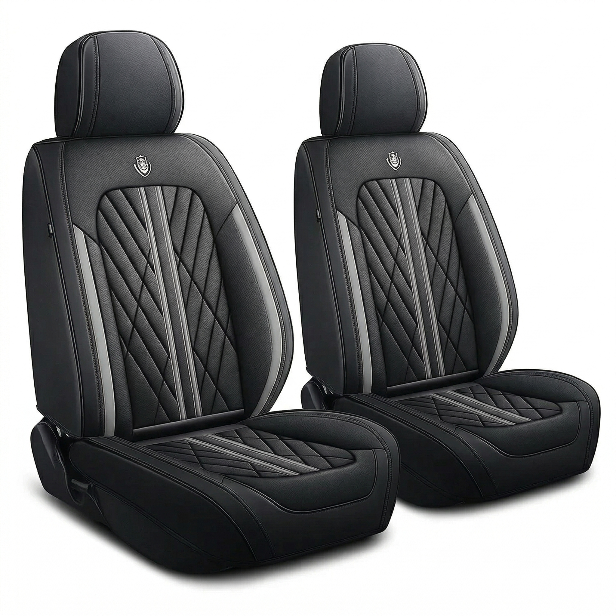 Black & Gray Car Seat Covers