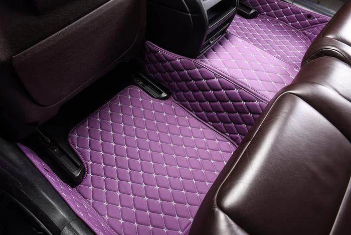 Custom Purple Car Floor Mats