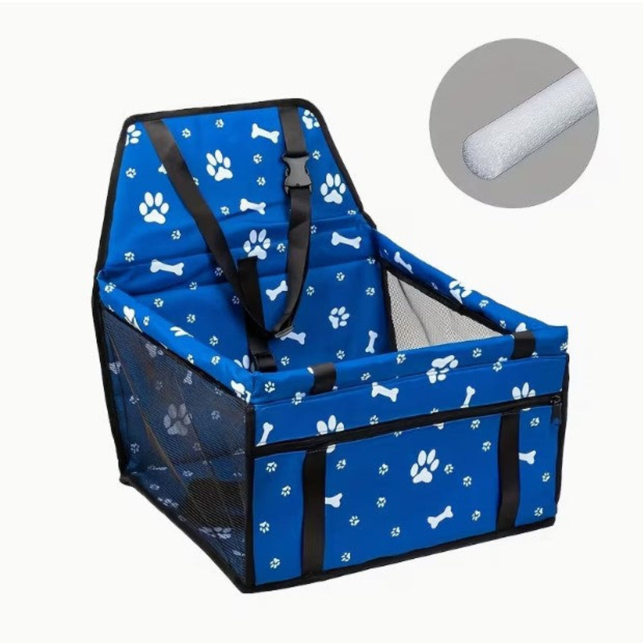 Dog Car Seat With Clip-On Leash