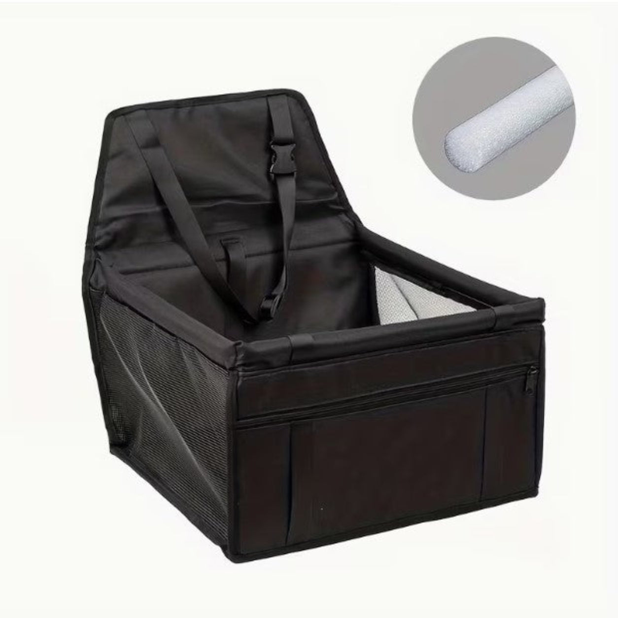 Dog Car Seat With Clip-On Leash
