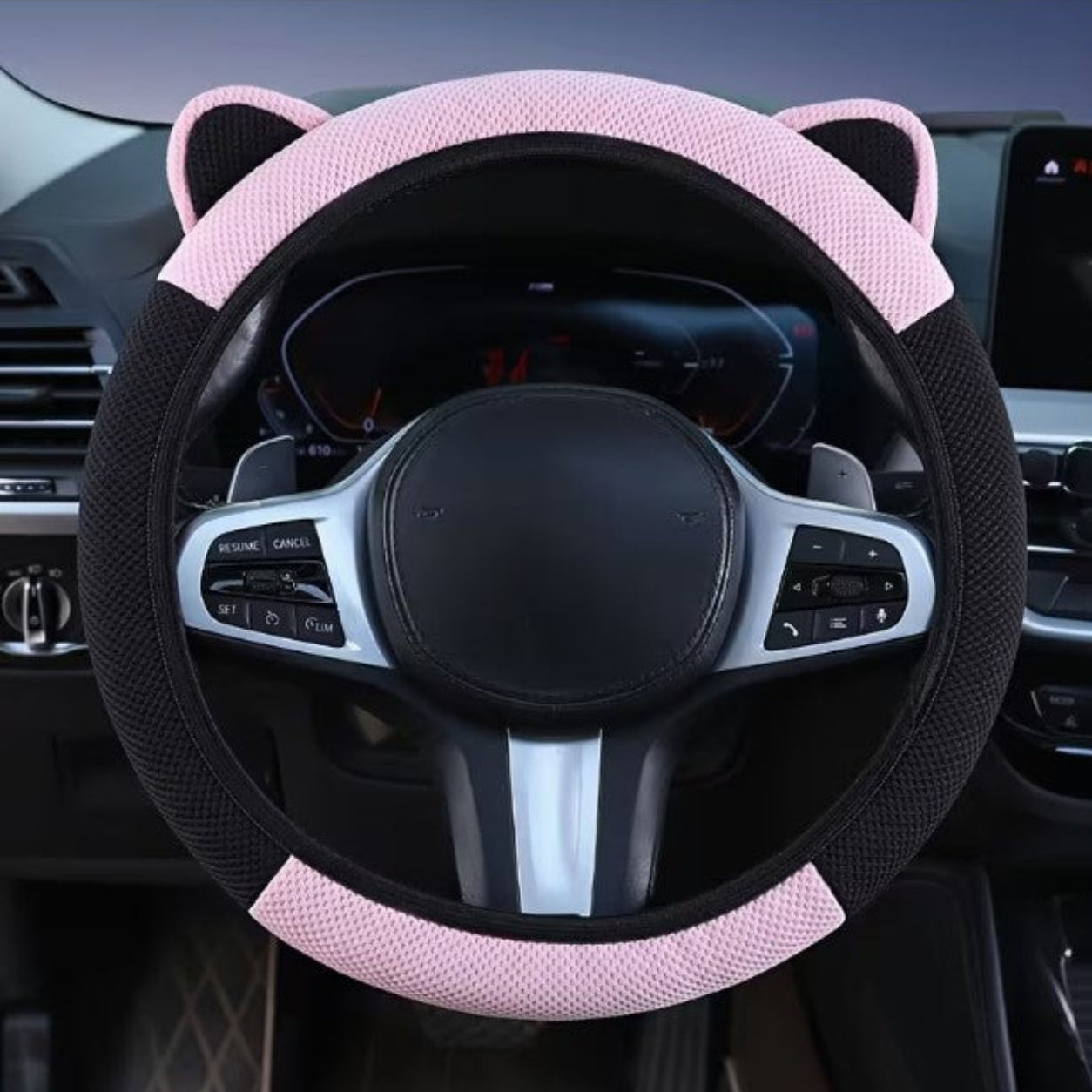 Car Steering Wheel Cover with Cute Ear Design