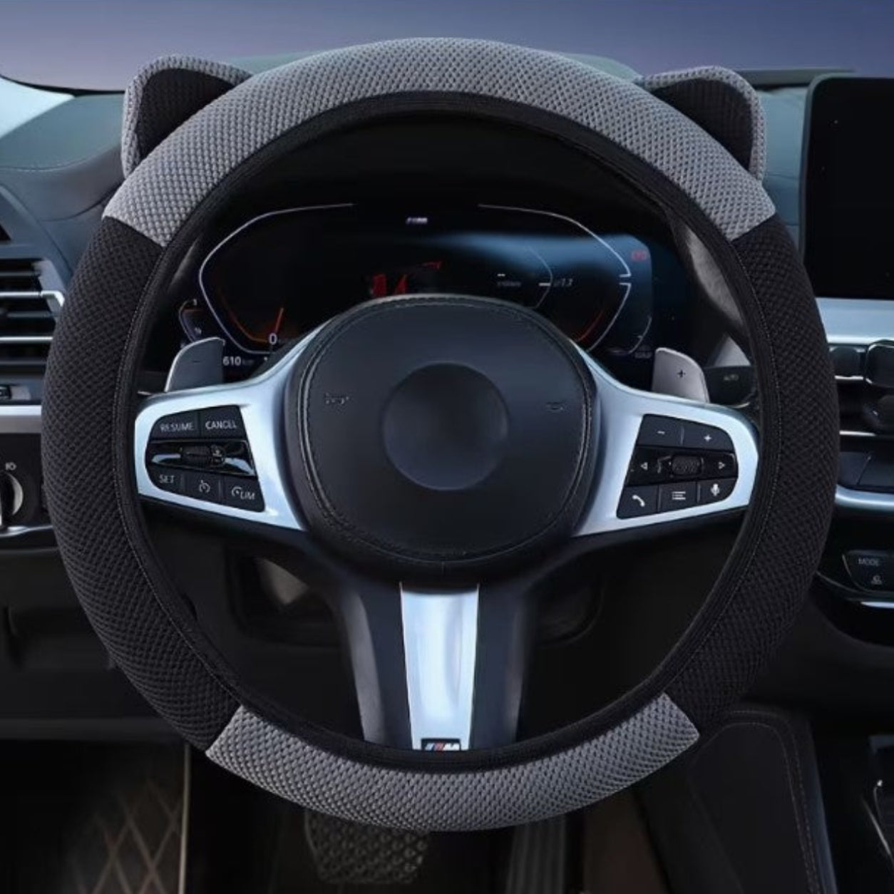 Car Steering Wheel Cover with Cute Ear Design