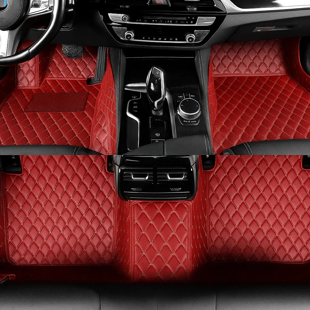 Wine Red Custom Car Floor Mats