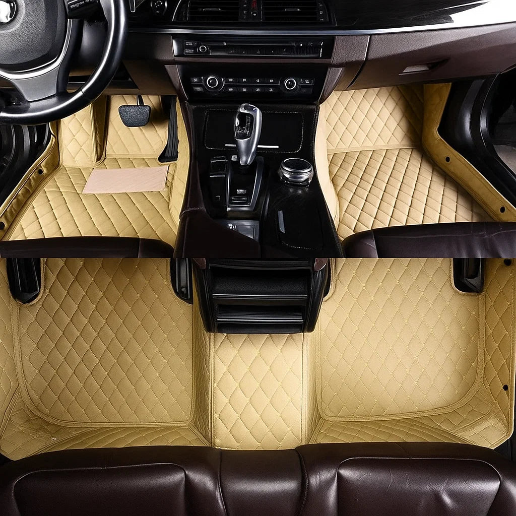 Beige Custom Car Floor Mats