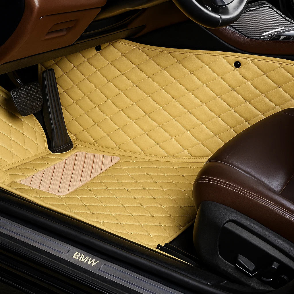 Beige Custom Car Floor Mats