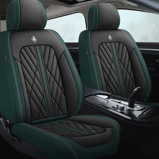 Green & Black Car Seat Covers