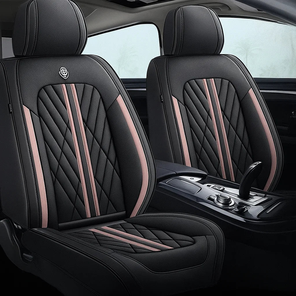 Black & Pink Car Seat Covers