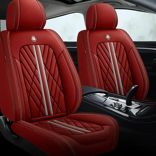 Wine Red Car Seat Covers