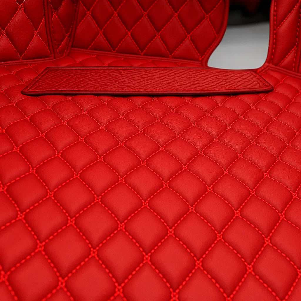 Sport Red Custom Car Trunk Mats