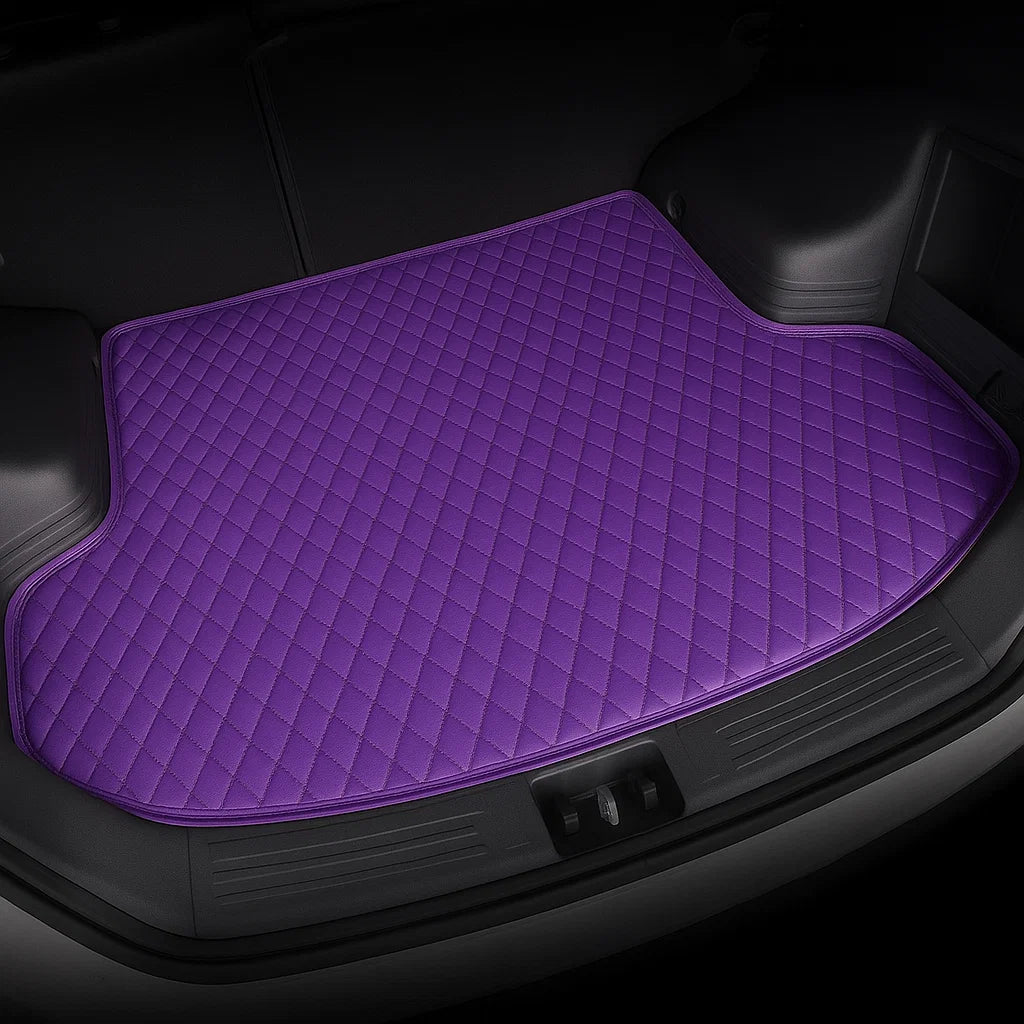 Purple Custom Car Trunk Mats