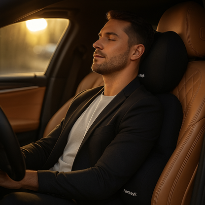 Memory Foam Car Neck & Lumbar Support Set
