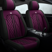 Purple & Black Car Seat Covers