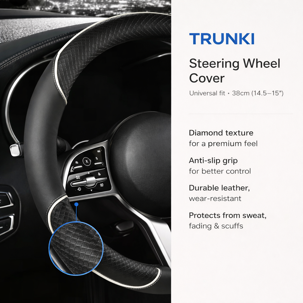Luxury Steering Wheel Cover
