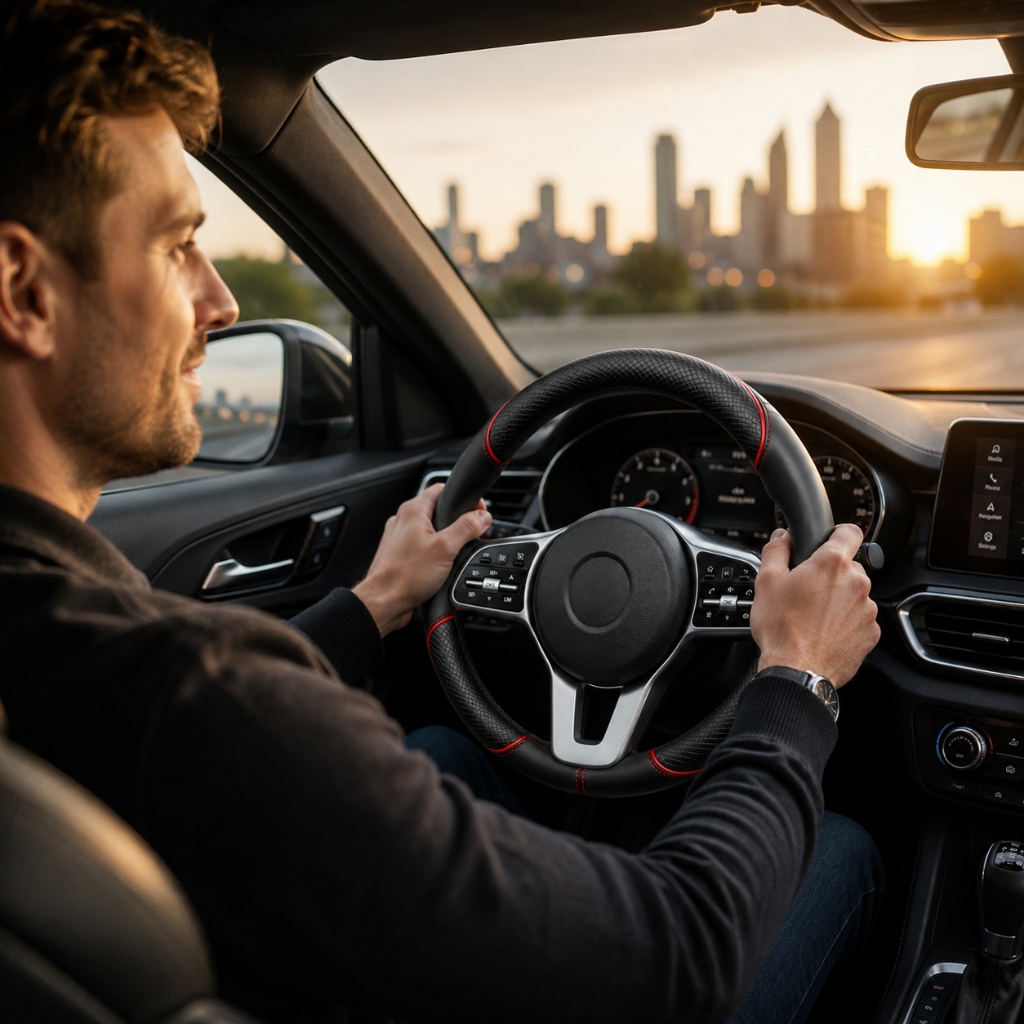 Luxury Steering Wheel Cover