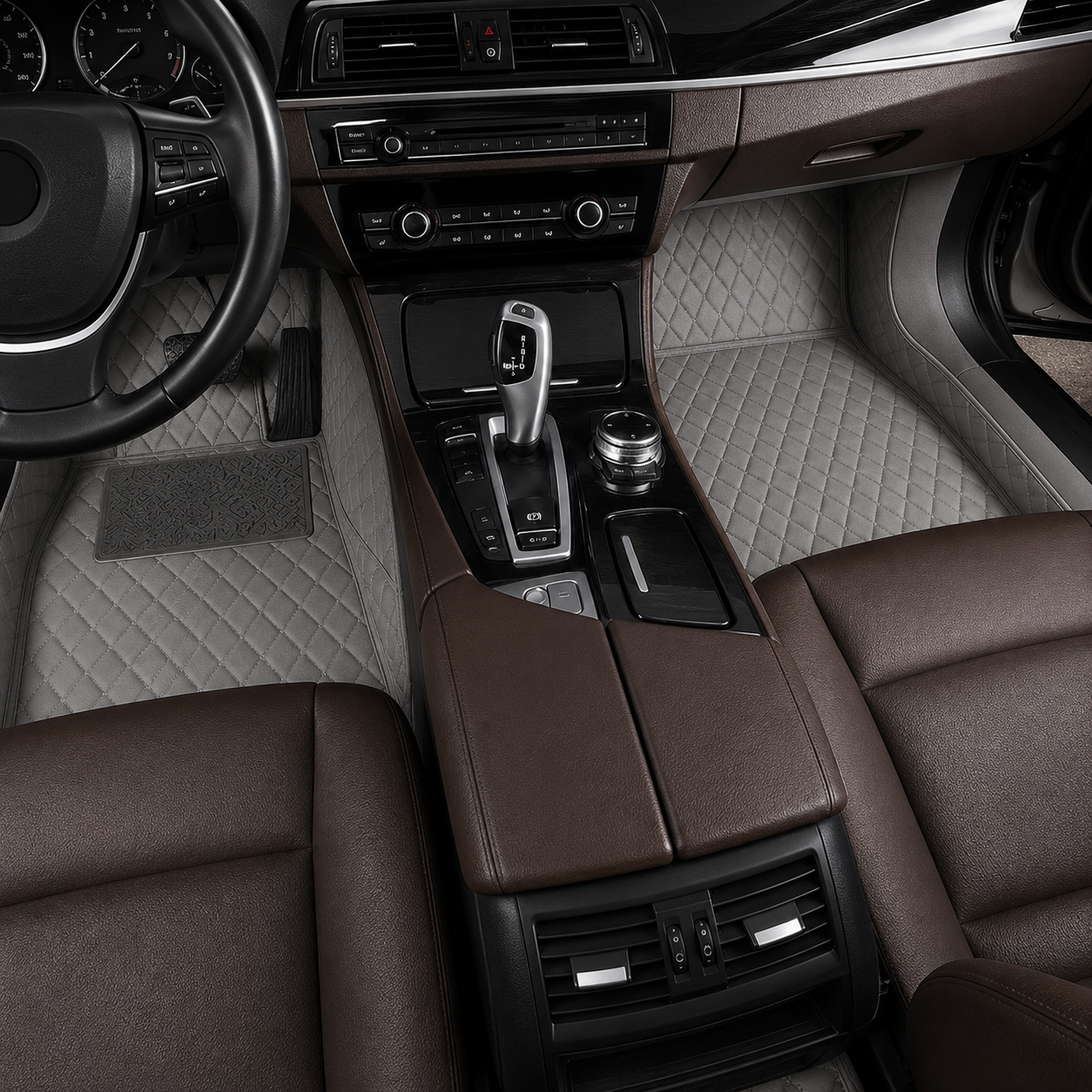 Gray Custom Car Floor Mats