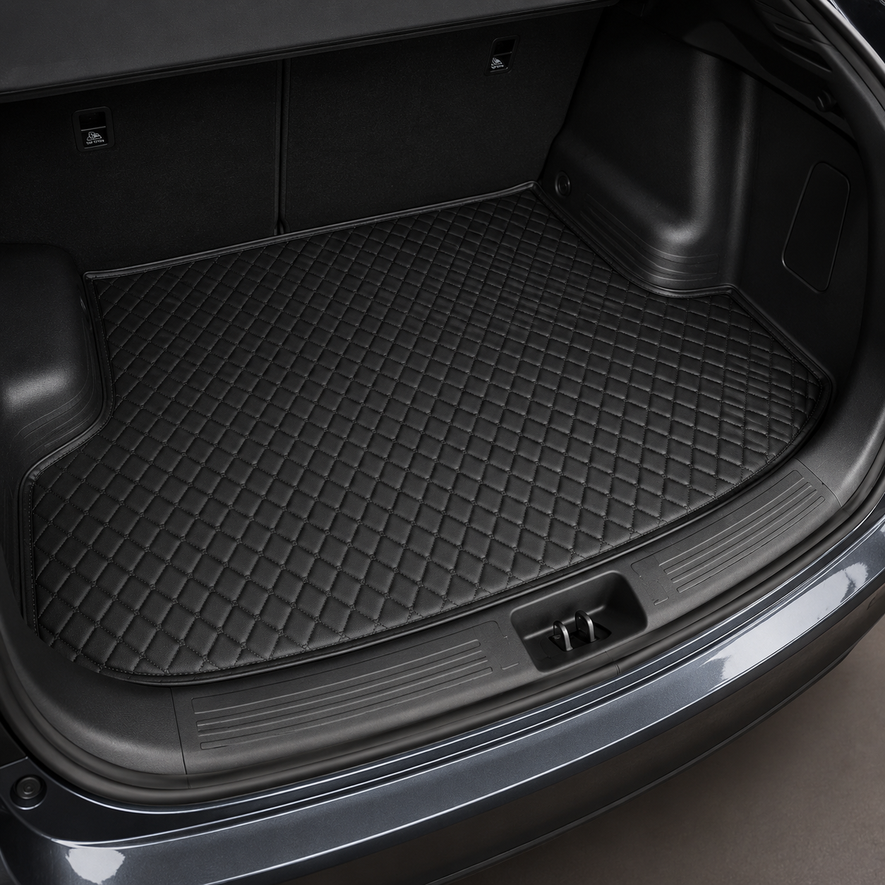 Black Custom Car Trunk Mats