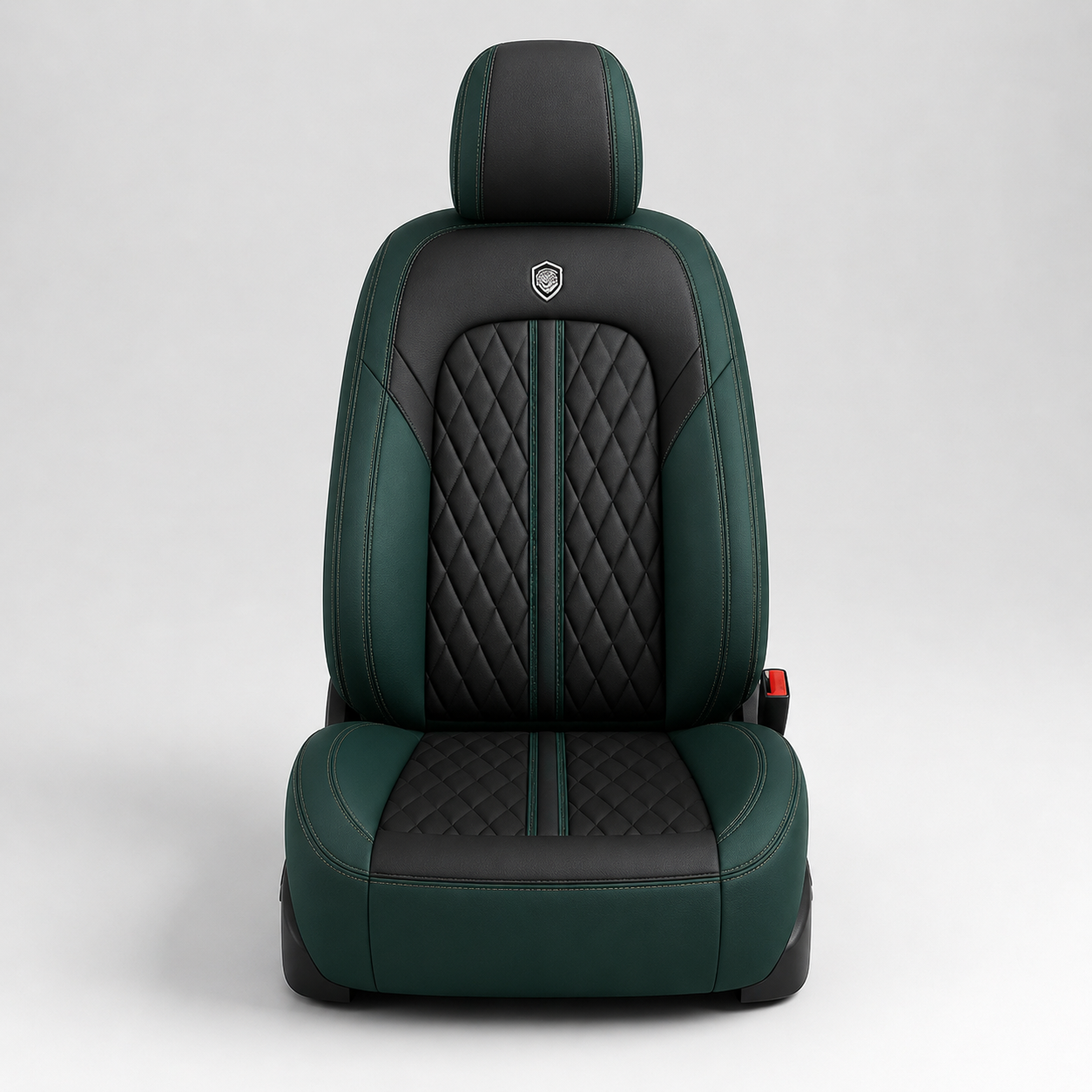 Green & Black Car Seat Covers