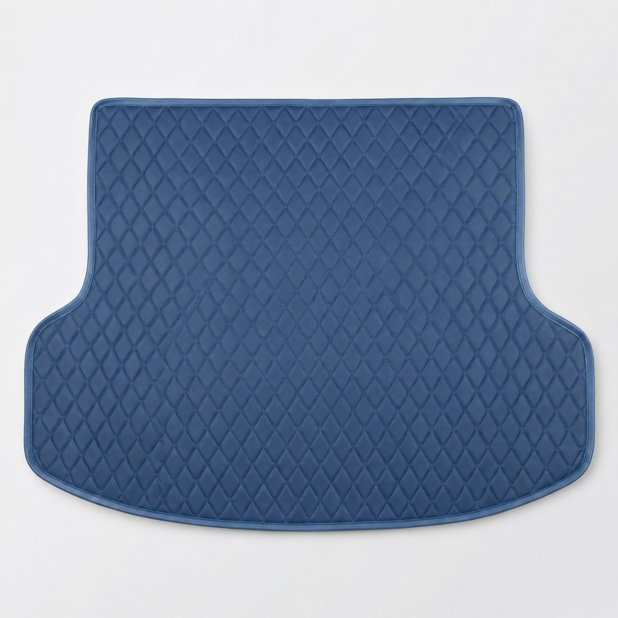 Blue Custom Car Trunk Mats