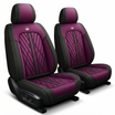 Purple & Black Car Seat Covers