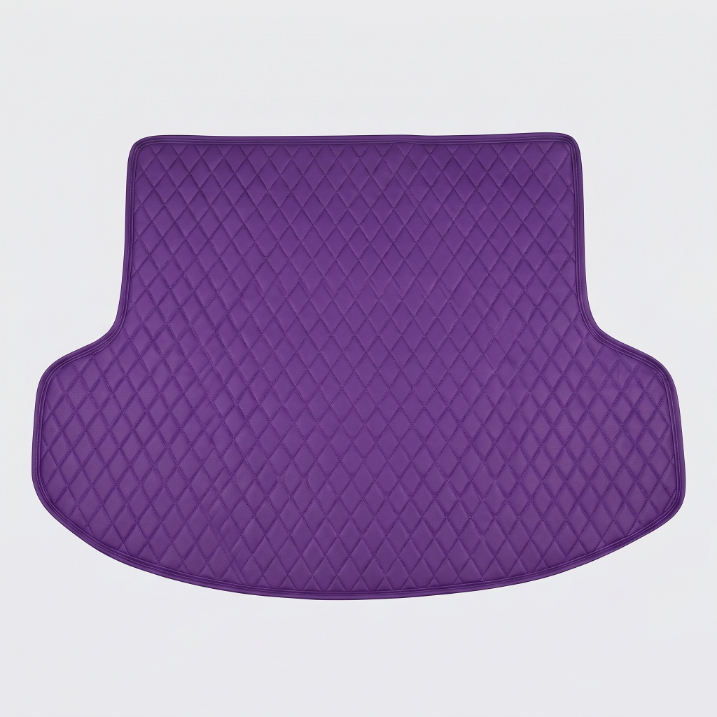 Purple Custom Car Trunk Mats