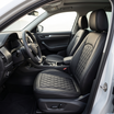 Black Quilted Leather Seat Covers