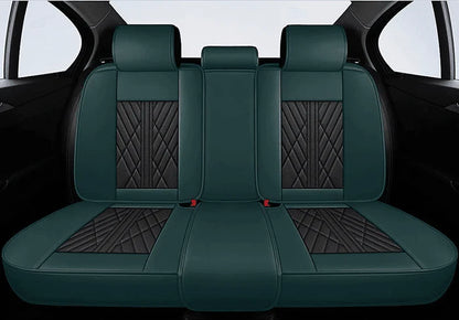 Green & Black Car Seat Covers