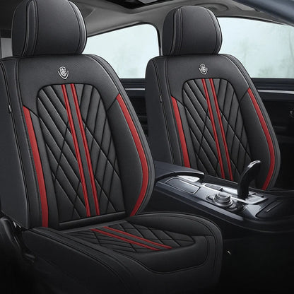 Red & Black Custom Car Seat Covers