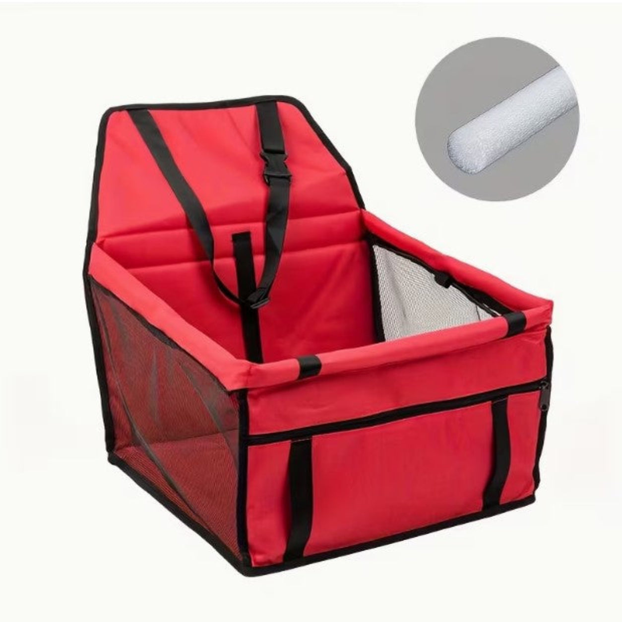 Dog Car Seat With Clip-On Leash