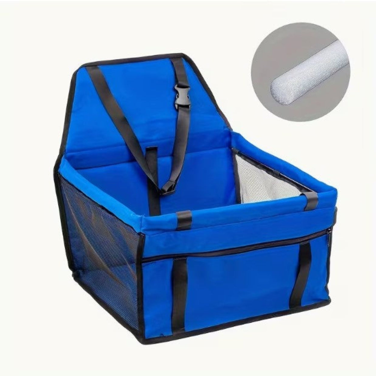 Dog Car Seat With Clip-On Leash