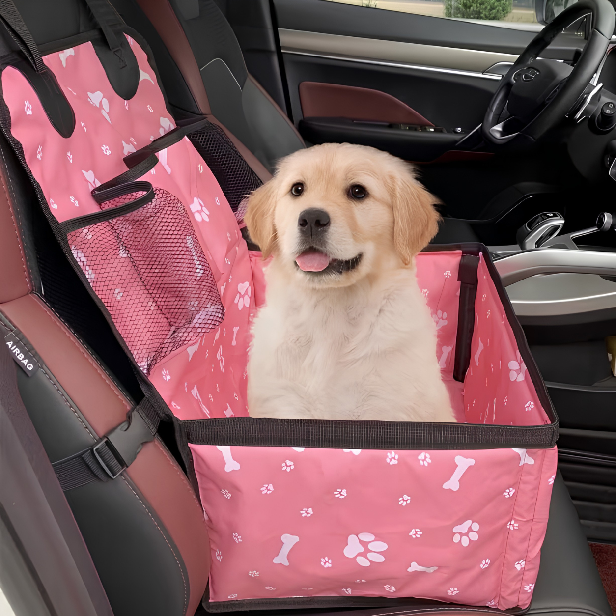 Travel Buddy Dog Car Seat Basket
