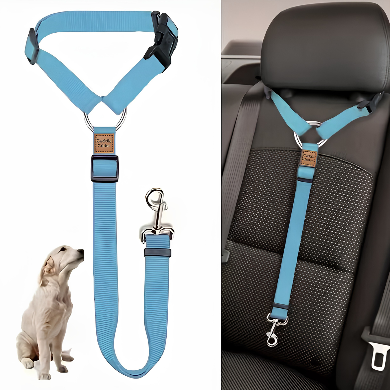 Rear Seat Retractable Pet Car Seat Belts