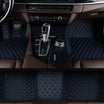 Black & Blue Stitching Custom Car Floor Mats