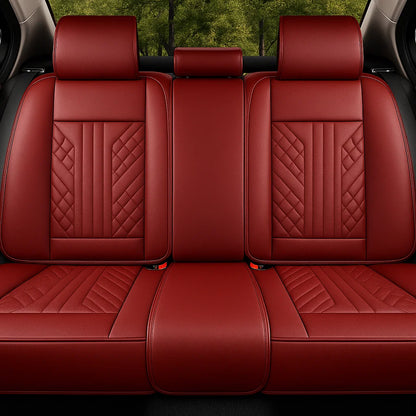 Wine Red Car Seat Covers